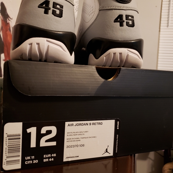 Jordan 9 baron size 12 - Picture 5 of 8